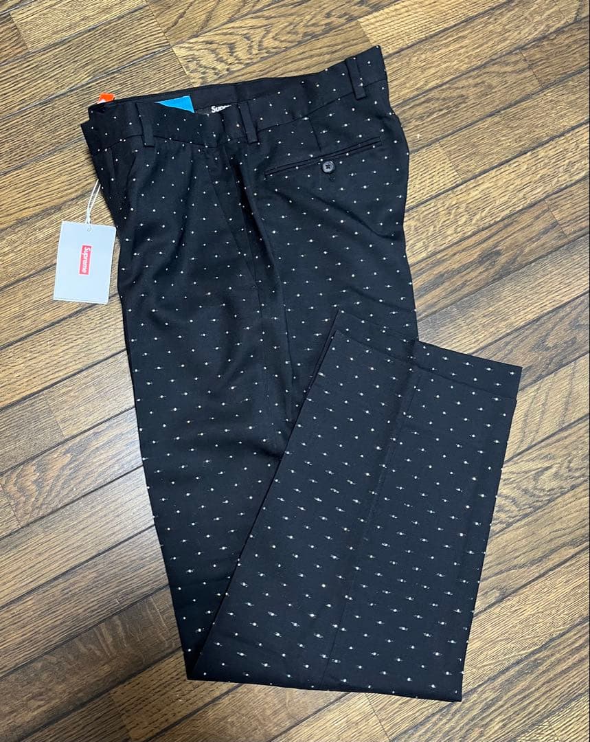 2025FW Supreme llic Dot Trouser 30 黒