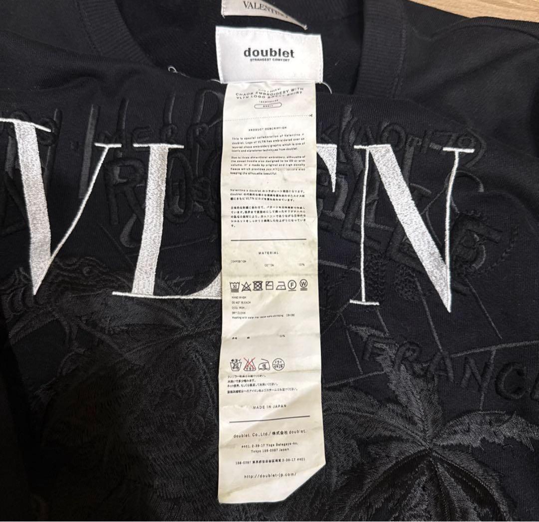 VALENTINO × doublet コラボのエンブロイダリースウェット