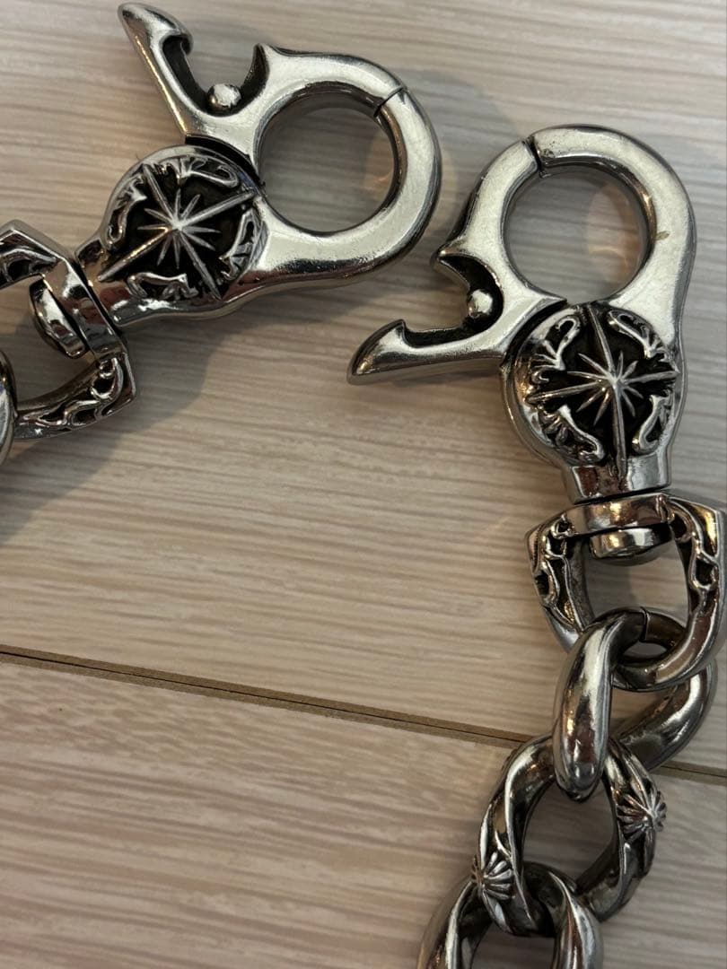 SAAD　サード　ショート　ウォレットチェーン　シルバー