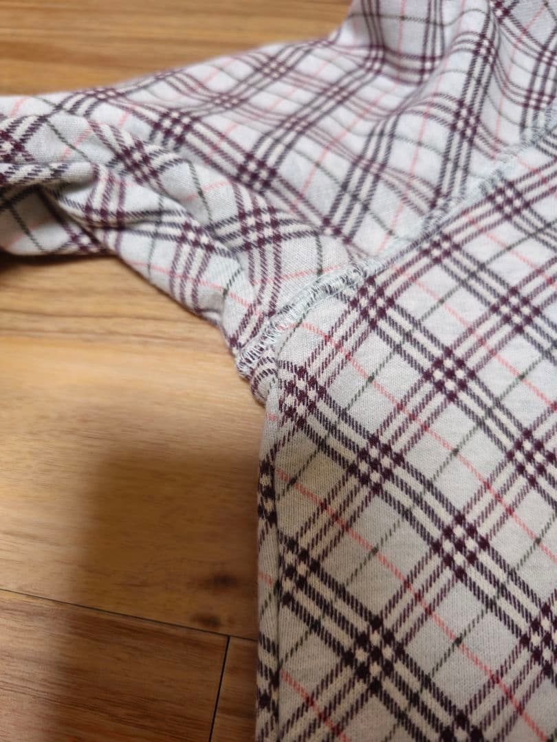 希少淡い水色BURBERRY ブルーレーベル ノバチェック フルジップジャケット