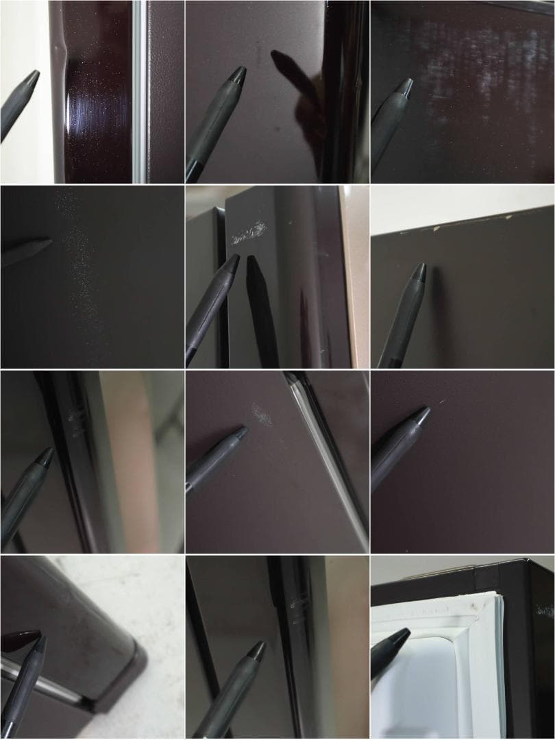 日立 315L 3ドア 冷蔵庫 R-K32JV(TD) ダークブラウン 右開き