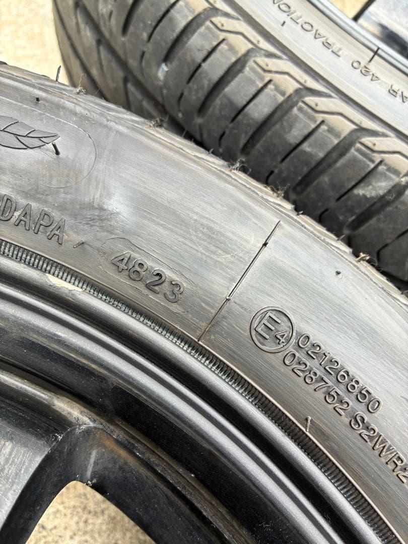 165/55R15 5スポーク　タイヤホイール4本セット
