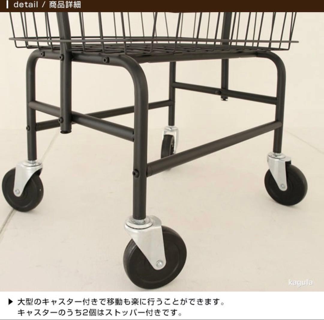 【美品】anthem ハンガーラック スチール　キャスター付き