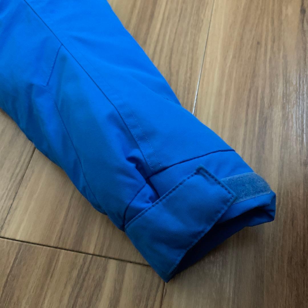 Lノースフェイスハイベントブルー青クラウスダウンジャケットパーカーファー付