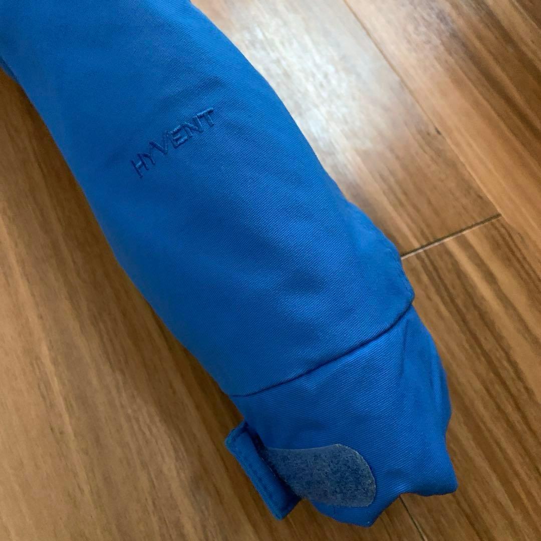 Lノースフェイスハイベントブルー青クラウスダウンジャケットパーカーファー付