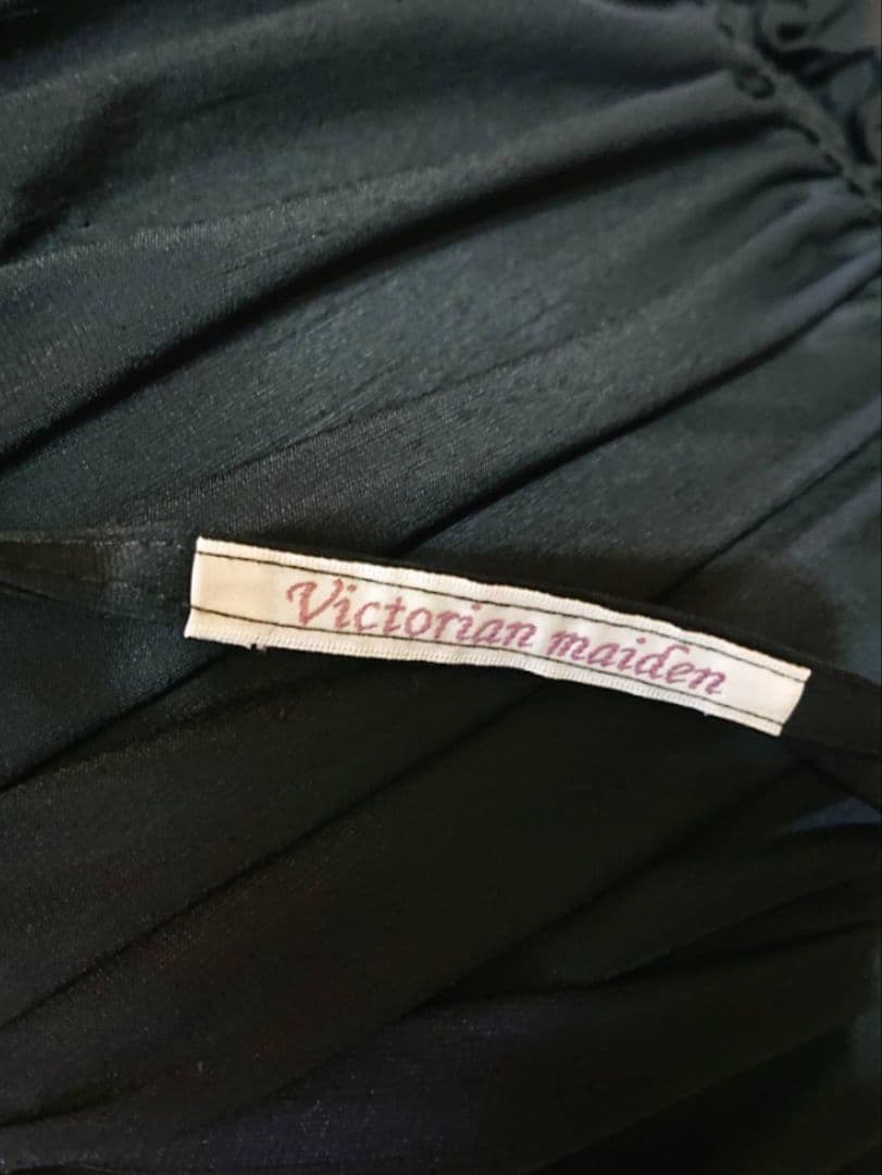 【処分価格☆】ヴィクトリアンメイデン フェアリードールフリルパラソル 黒 使用少