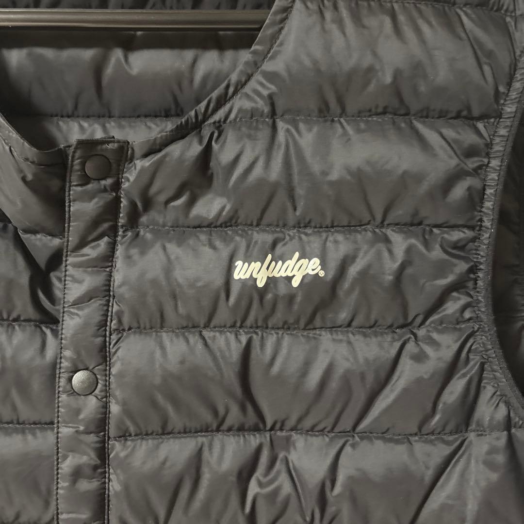 unfudge ブラック ノースリーブベスト　M size