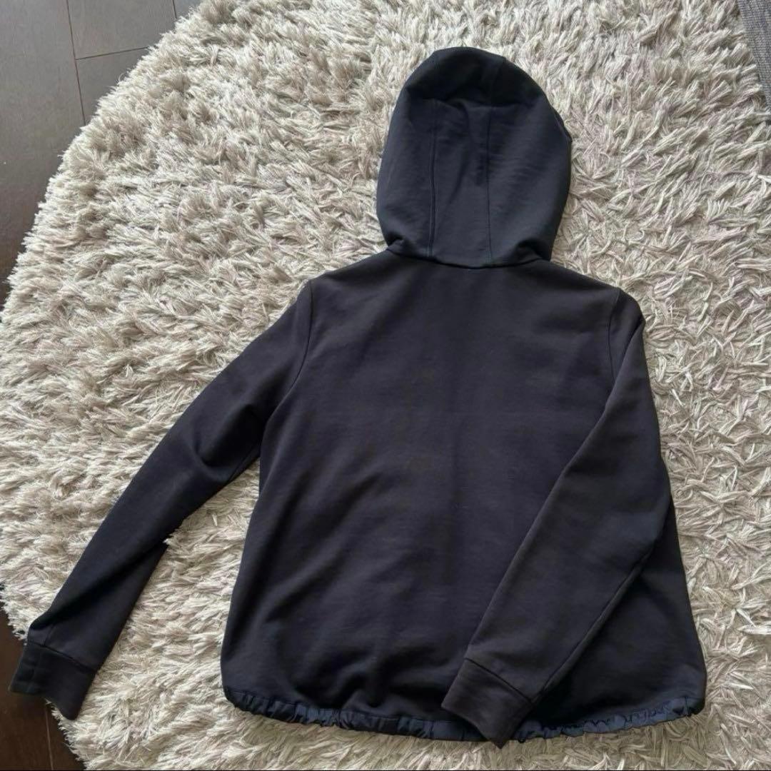 モンクレール　フード　パーカー　ネイビー　ダウン　カーディガン　ダウンジャケット