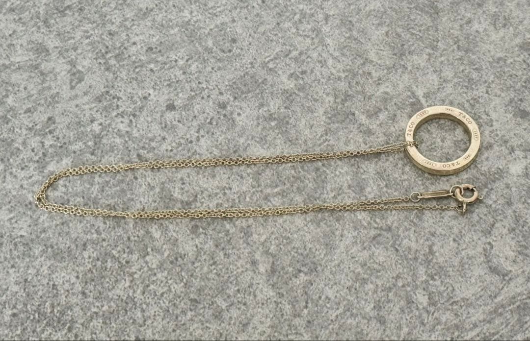 Tiffany & Co. AG925 サークルネックレス ペンダント シルバー