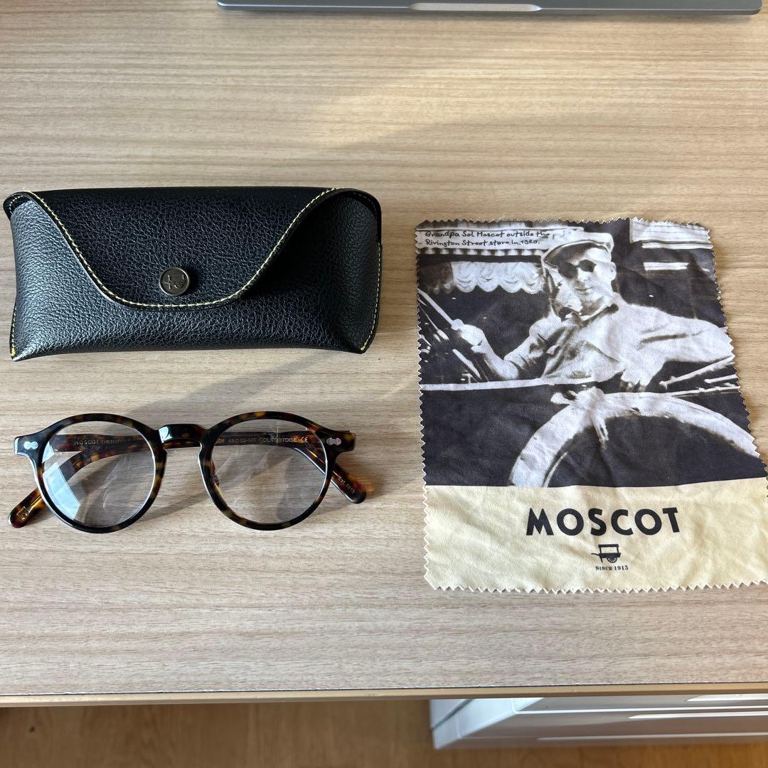 MOSCOT MILTZEN トートイズ46-22-145 ブルーレンズ