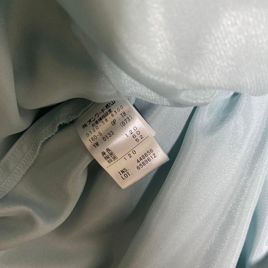 Tocca 水色 フリルドレス 120㎝