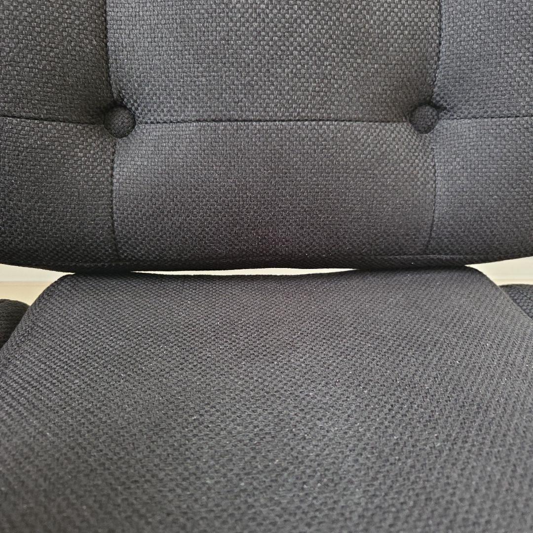 Bauhutteゲーミングソファ座椅子2 GX-370 ブラック ファブリック