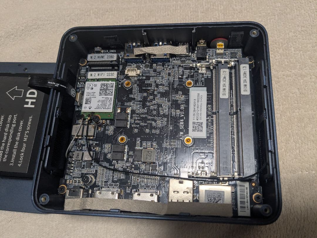 ミニPC Ryzen 5 5500U