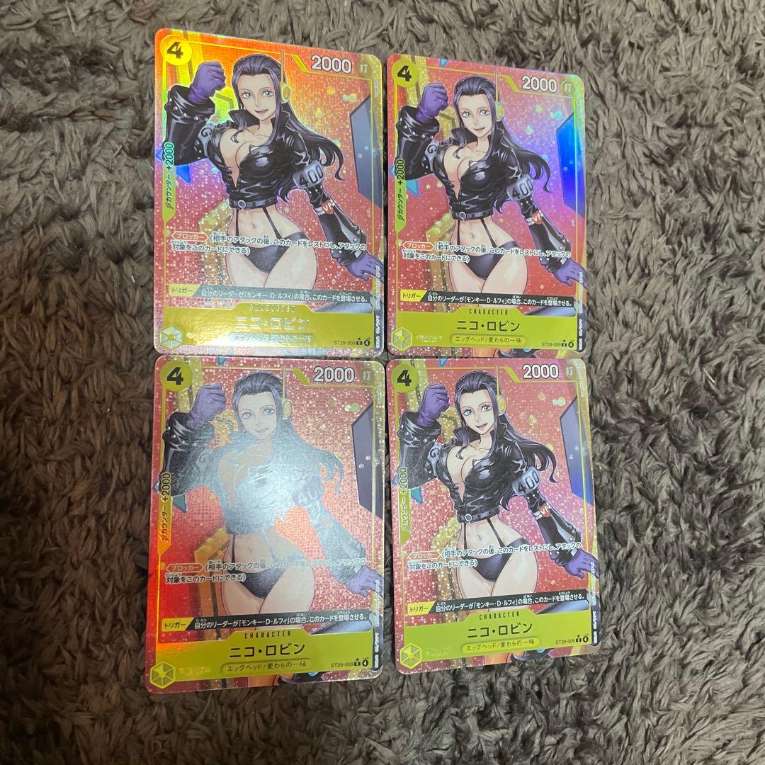 パラレル　ST29-009 ニコ・ロビン エッグヘッド　4枚　③