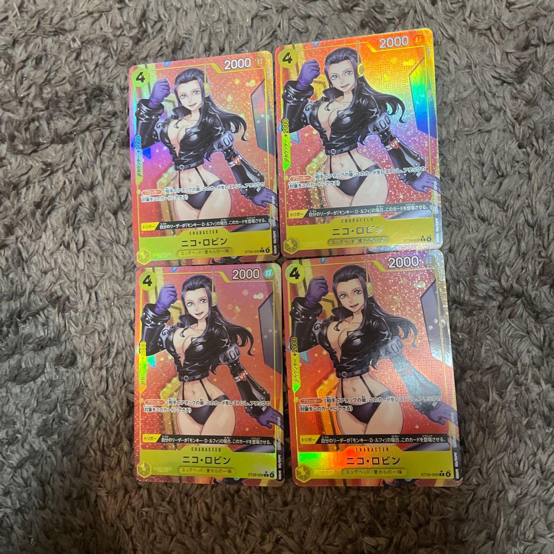 パラレル　ST29-009 ニコ・ロビン エッグヘッド　4枚　③
