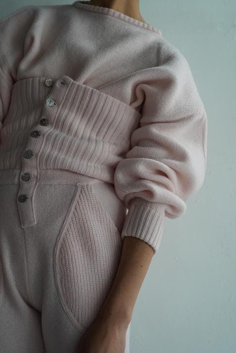 2/10限定値下　jonnlynx 　ニットパンツ ジョンリンクス　ピンク