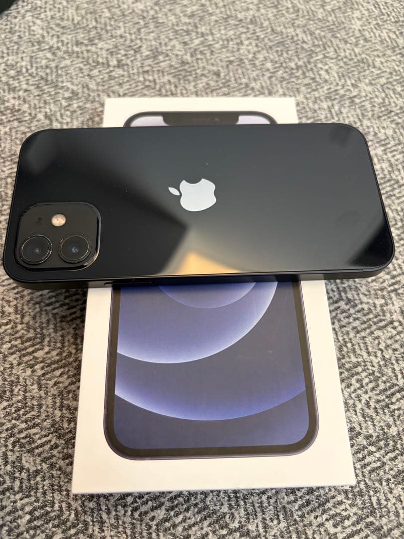 Apple iPhone 12 ブラック ジャンク品　ケース付き