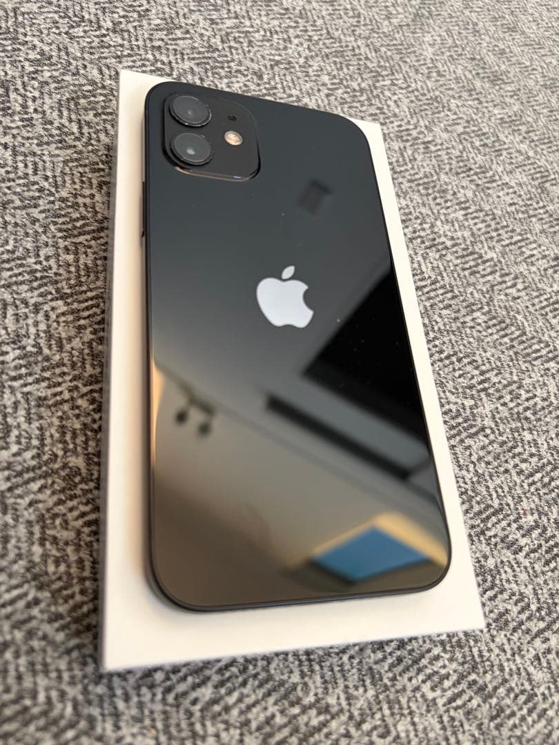 Apple iPhone 12 ブラック ジャンク品　ケース付き