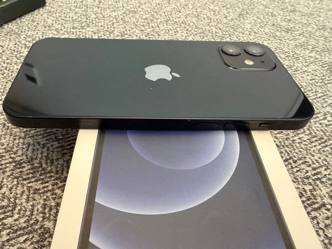 Apple iPhone 12 ブラック ジャンク品　ケース付き