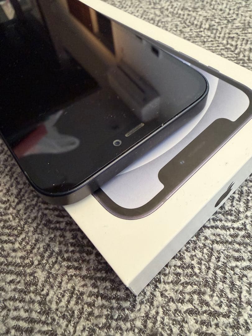 Apple iPhone 12 ブラック ジャンク品　ケース付き