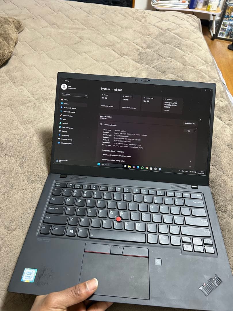 Windowsノート本体 Lenovo Thinkpad x1