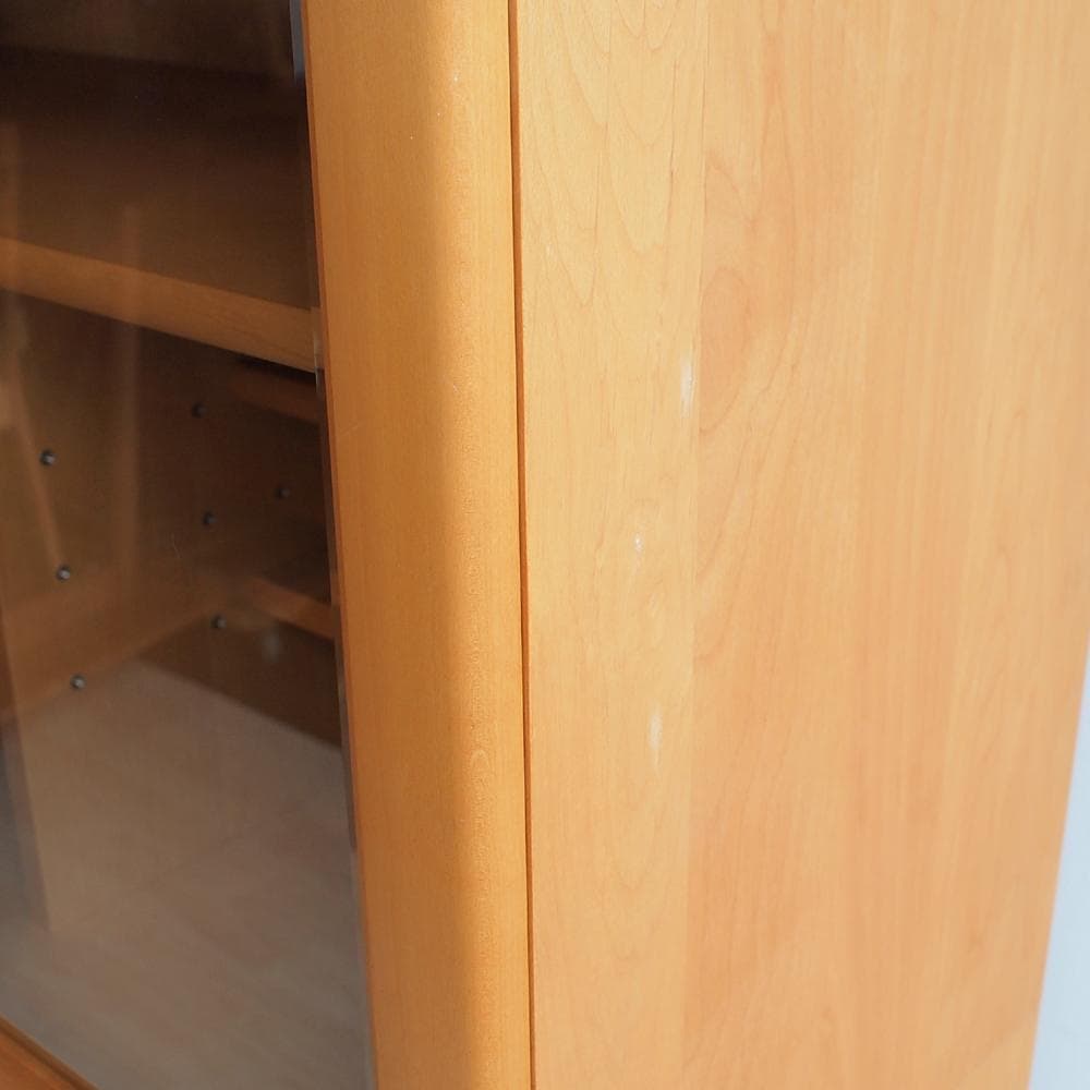 未使用品 起立木工 「フィオナ」 キッチンキャビネット 84cm アルダー材