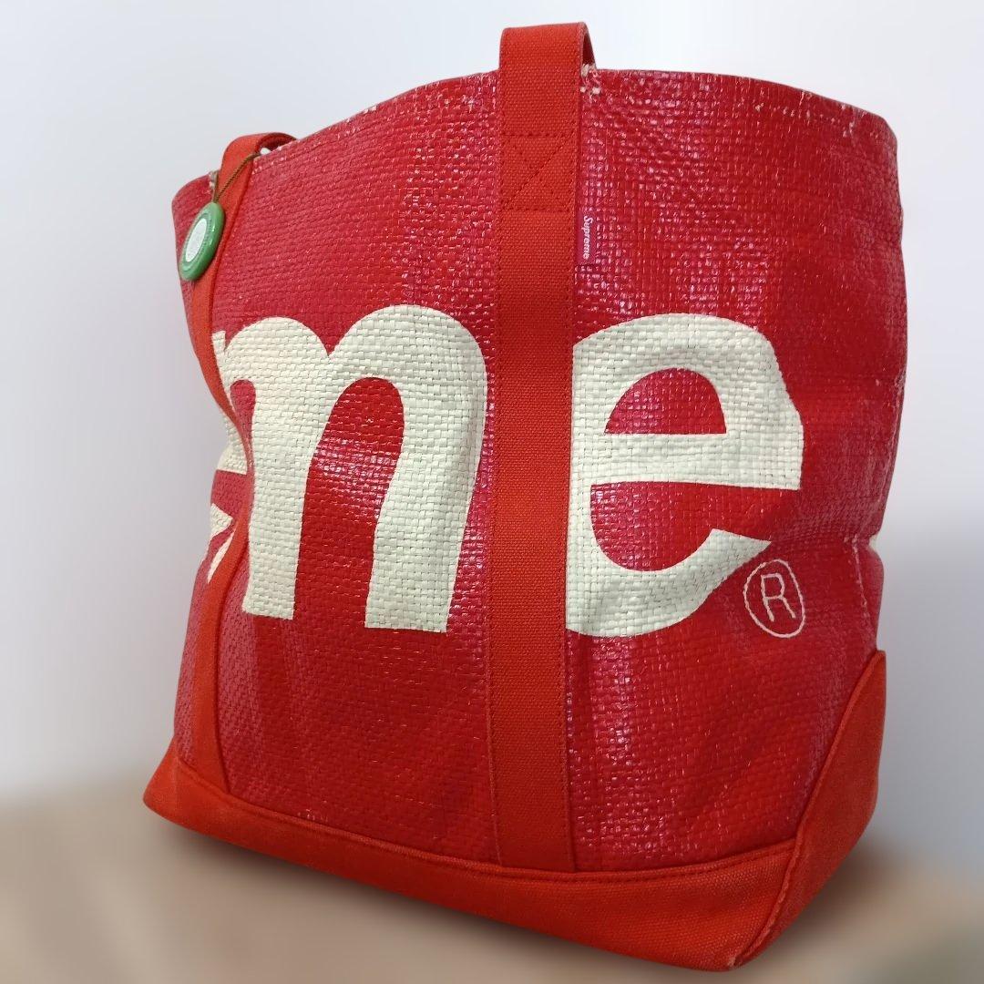 (サトシ)Supreme トートバッグ レッド