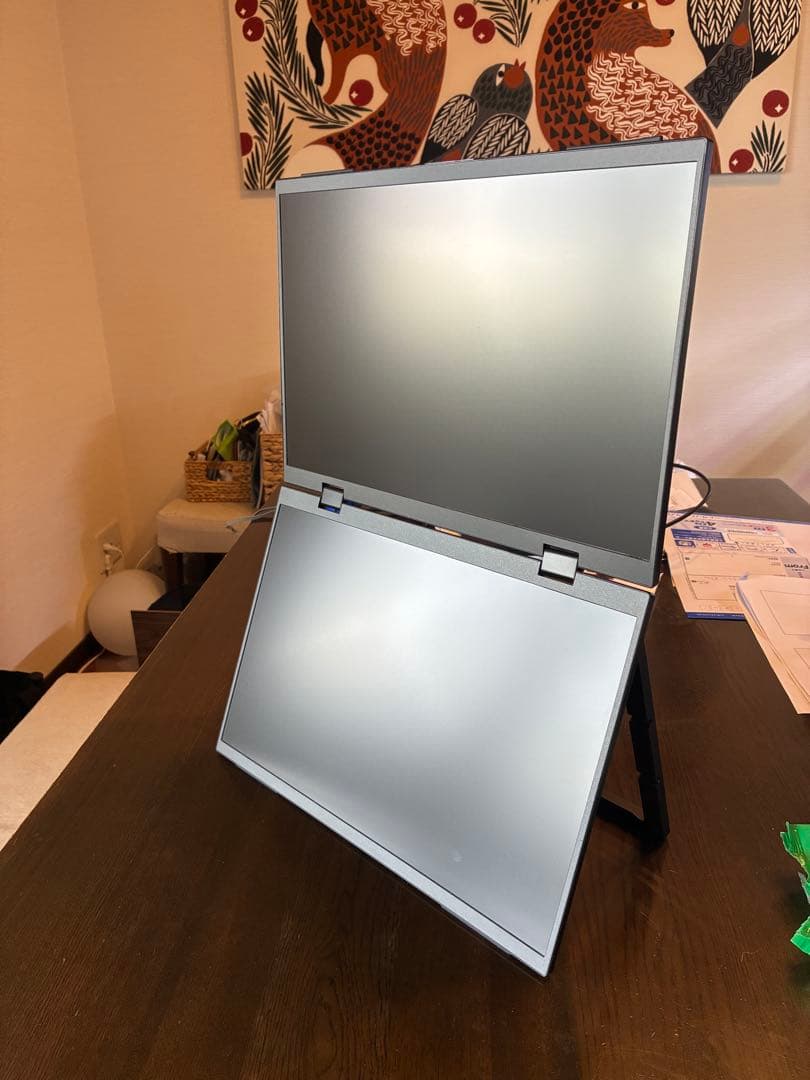 中華製　ポータブル　デュアルモニター