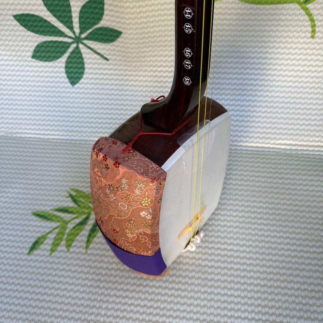 更にお値下げ中　最高級 紅木 稽古三味線 ケース付