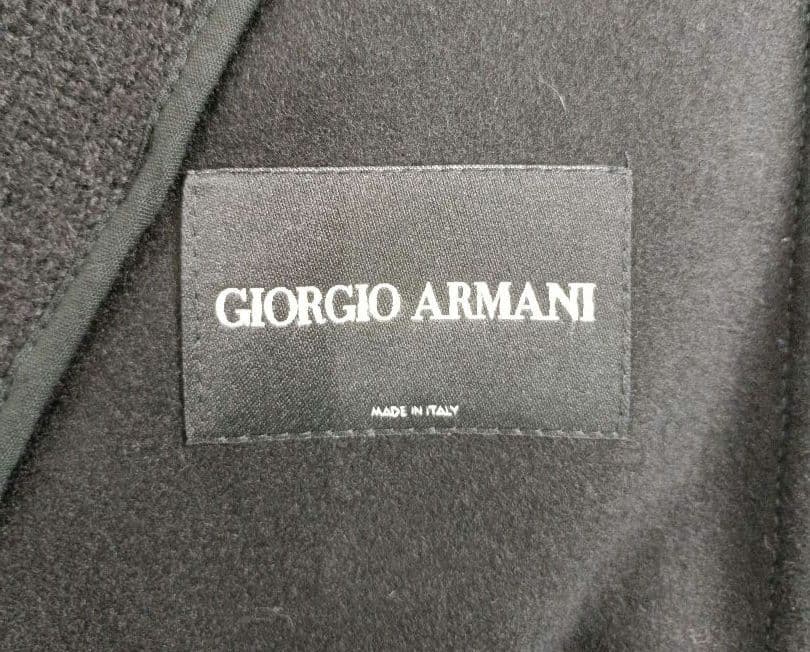 よん極美品 GIORGIO ARMANI ウールコート ピーコート【54