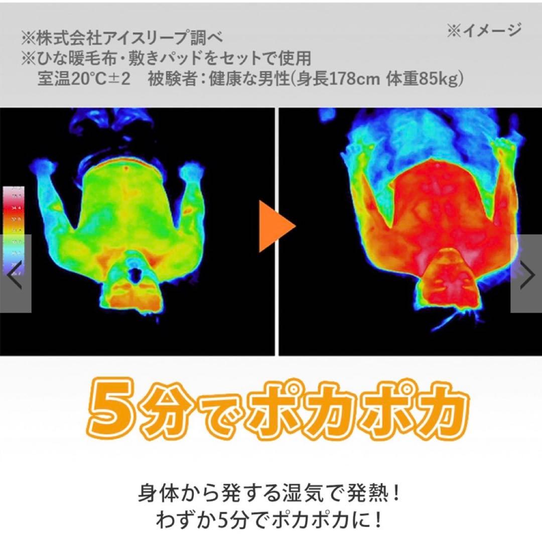 【新品未使用】ひな暖ぬくぬくセット（毛布＋敷きパッド） ローズピンク　シングル