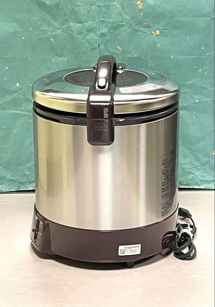 A849極美品❗️10合LPガスプロパン保温予約ジャータイマーリンナイガス炊飯器