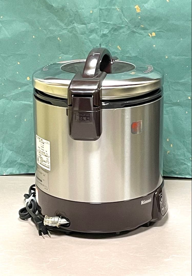 A849極美品❗️10合LPガスプロパン保温予約ジャータイマーリンナイガス炊飯器