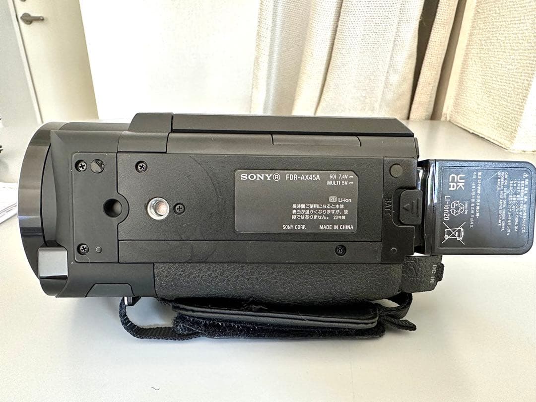 【美品】SONY FDR-AX45 4Kビデオカメラ（ブラック）