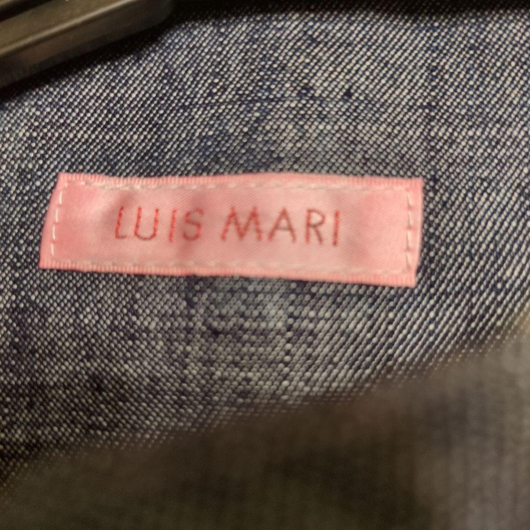 ダークデニム ボタン付きジャケット