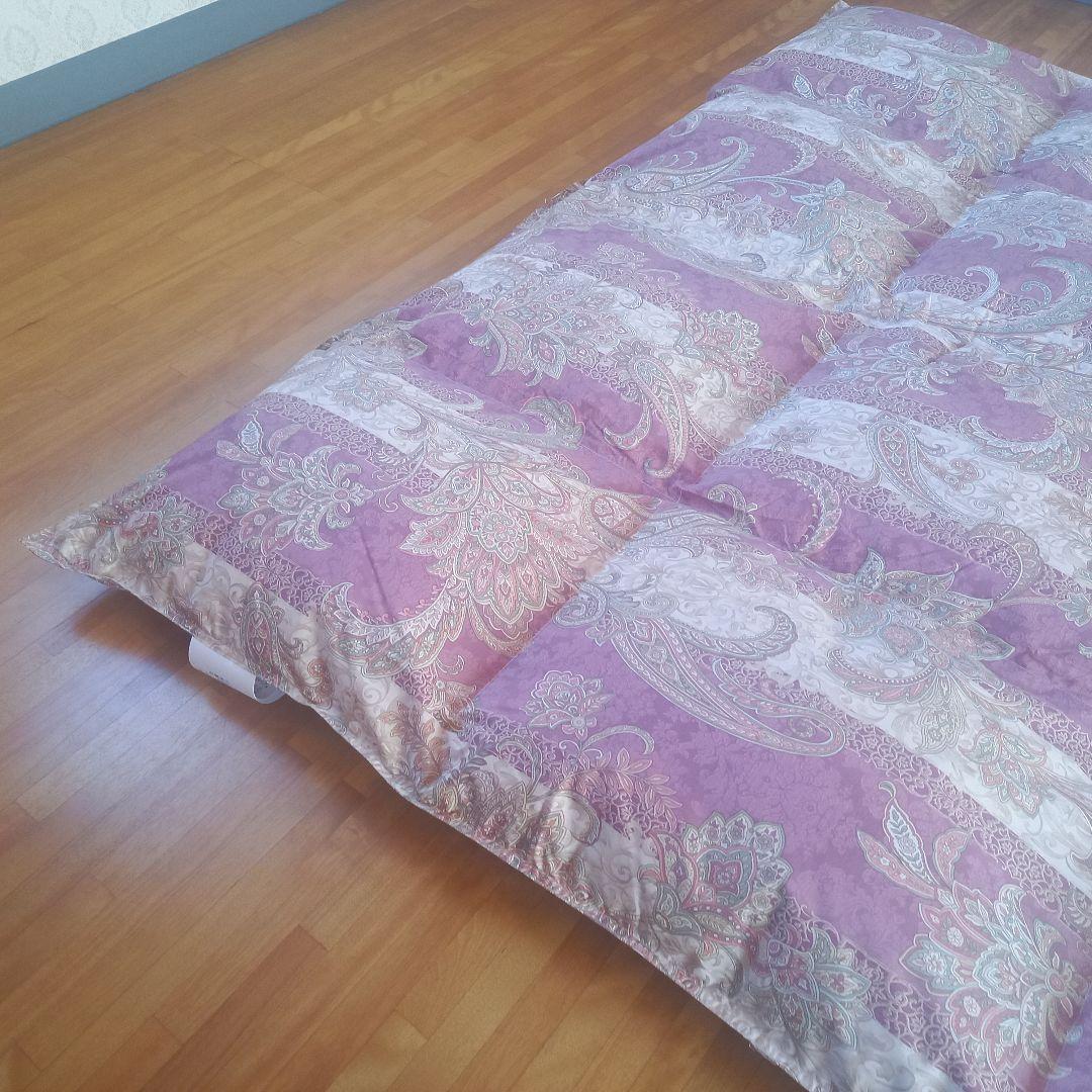 羽毛布団 増量 SDGS リフレッシュ羽毛 高密度生地 清潔 安心 日本製A⑫