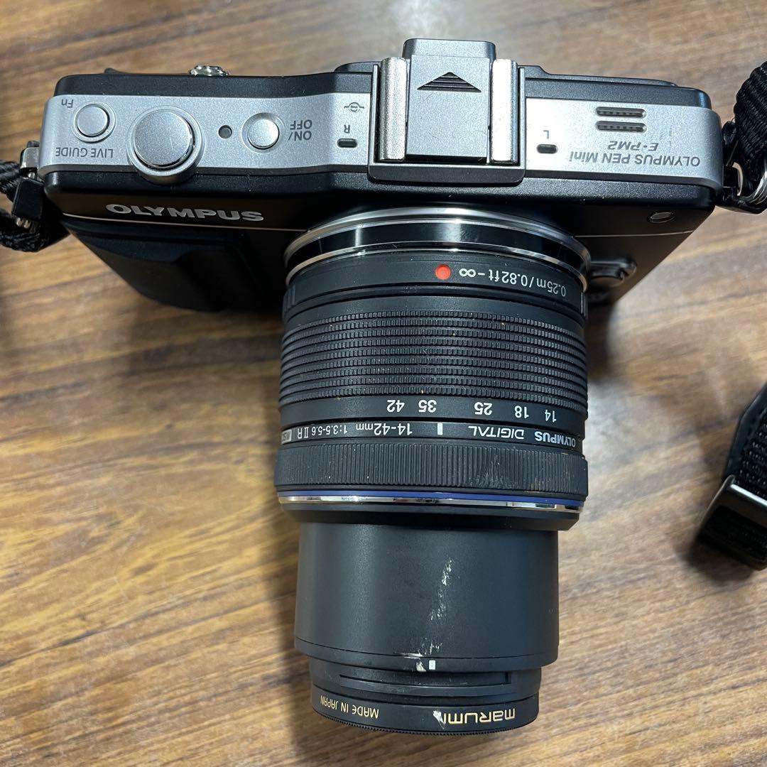 【ジャンク品】OLYMPUS ミラーレス一眼カメラ M.ZUIKOレンズセット