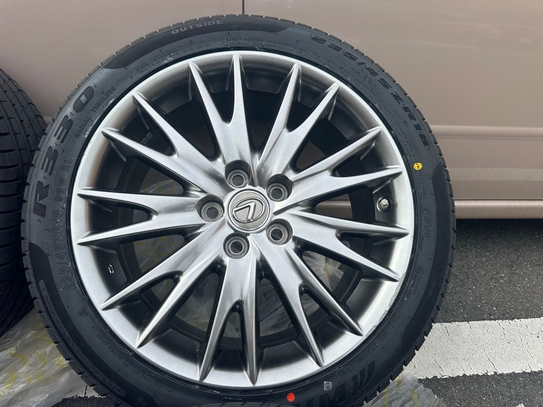 レクサスgs 純正ホイール　18インチ　バージョンL