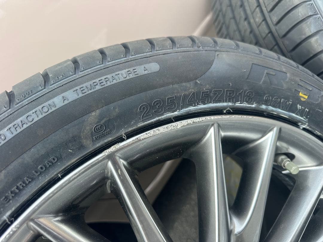 レクサスgs 純正ホイール　18インチ　バージョンL