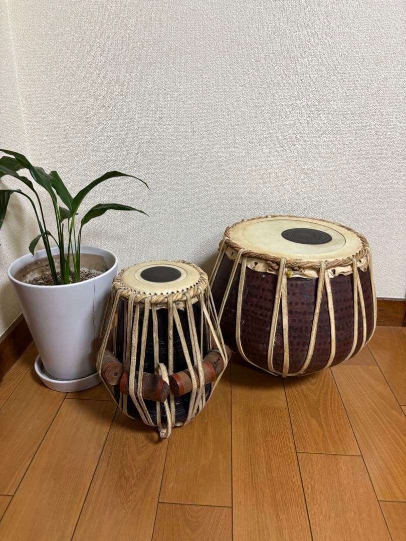 タブラ　太鼓　民族楽器　セット　未チェック