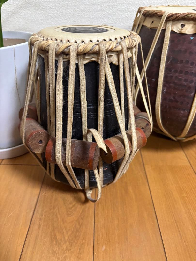 タブラ　太鼓　民族楽器　セット　未チェック