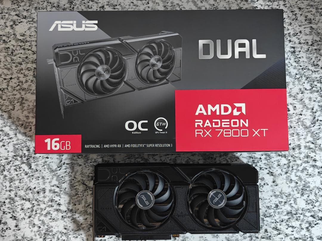 グラフィックボード・グラボ・ビデオカード ASUS Radeon RX 7800 XT OC Edition 16GB