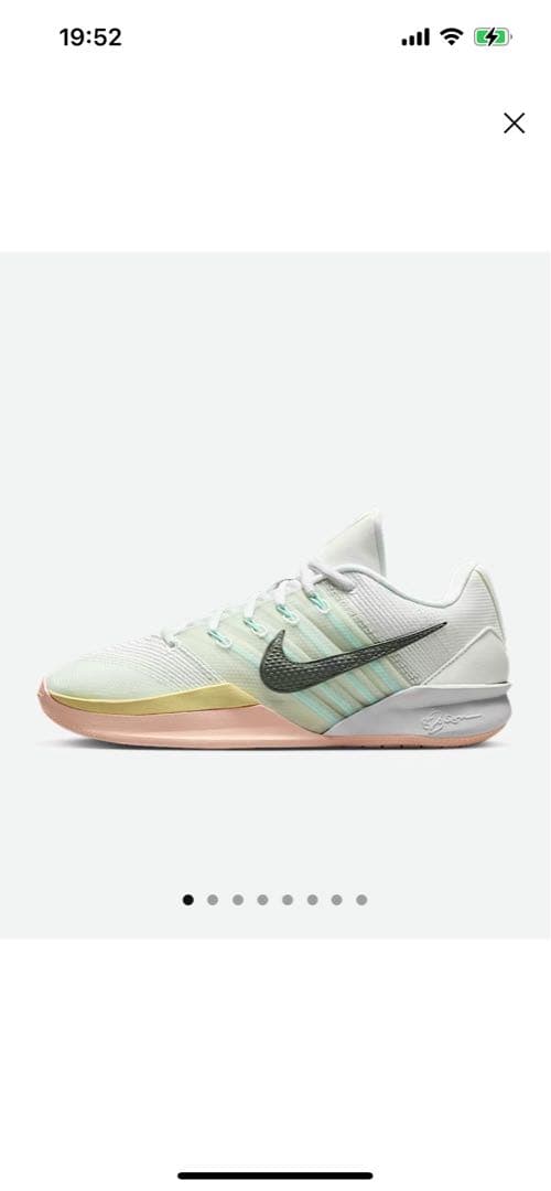 サブリナ3 silencer Nikeバスケットボールシューズ　23.5