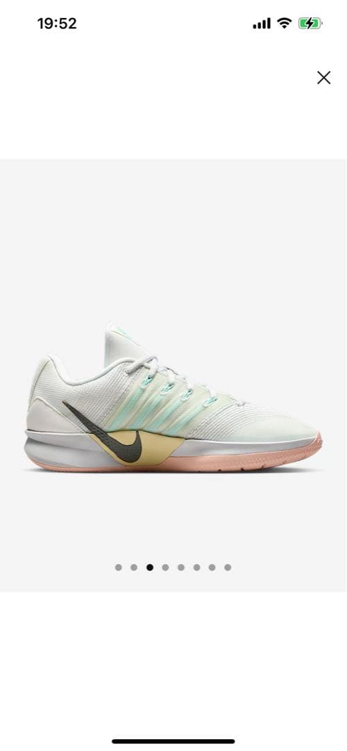 サブリナ3 silencer Nikeバスケットボールシューズ　23.5