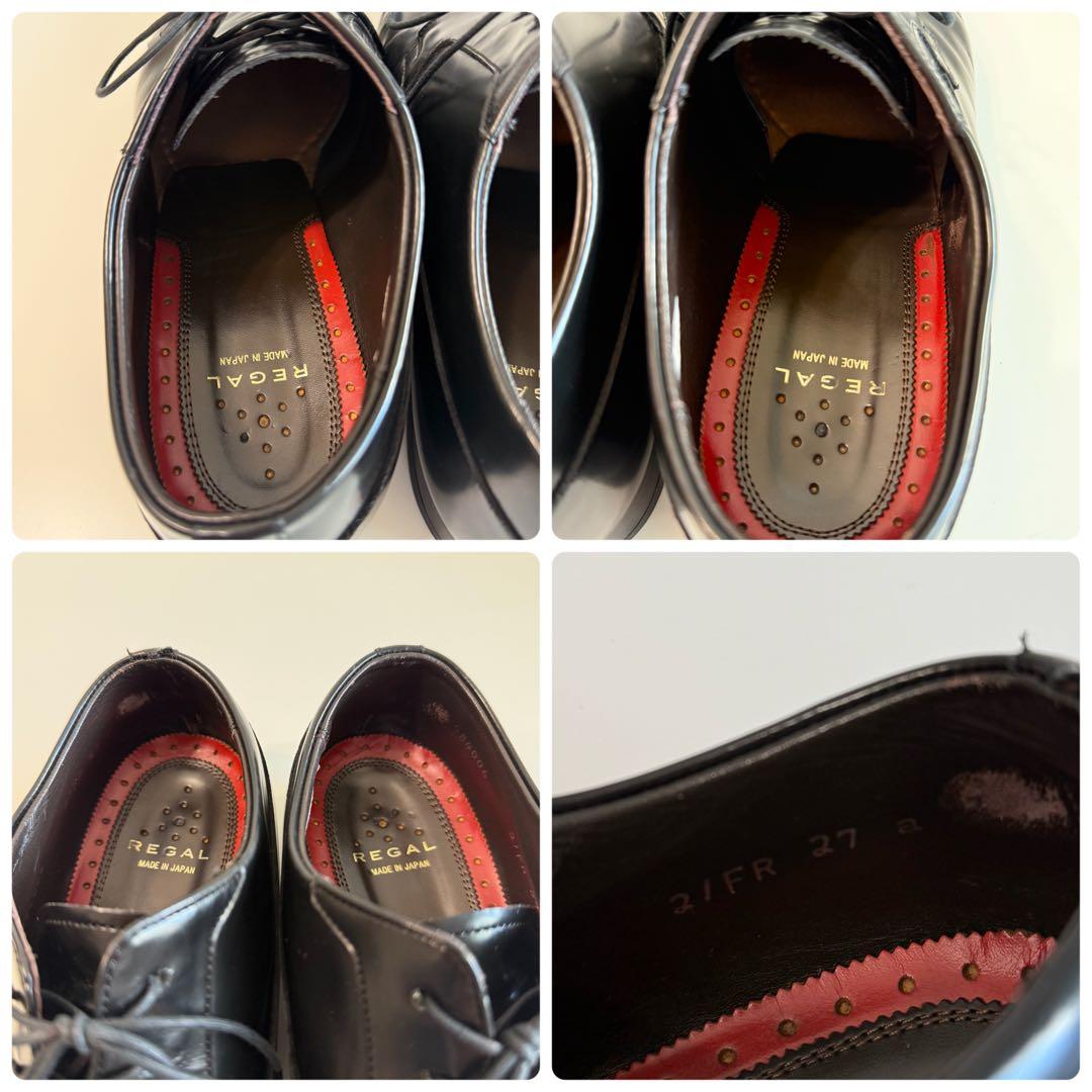 REGAL レザー ビジネスシューズ 27cm 黒 21FR