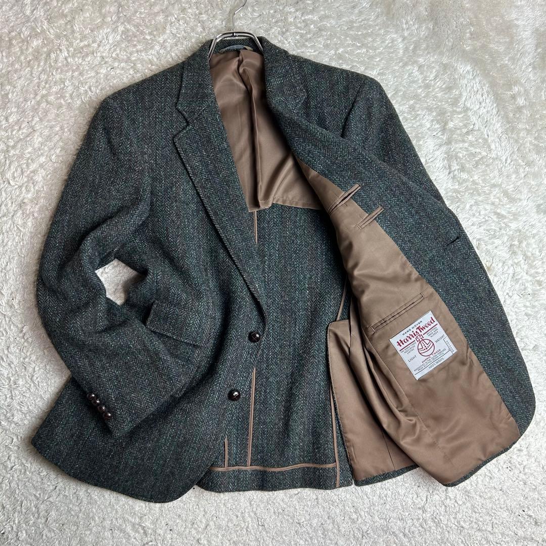 Harris Tweedハリスツイード ツイードテーラードジャケット AB4