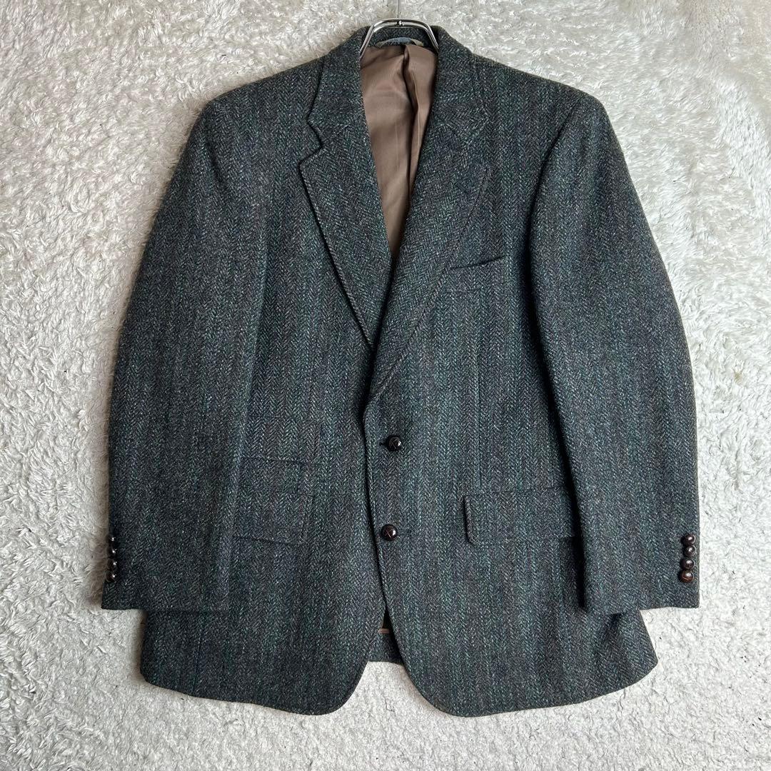 Harris Tweedハリスツイード ツイードテーラードジャケット AB4