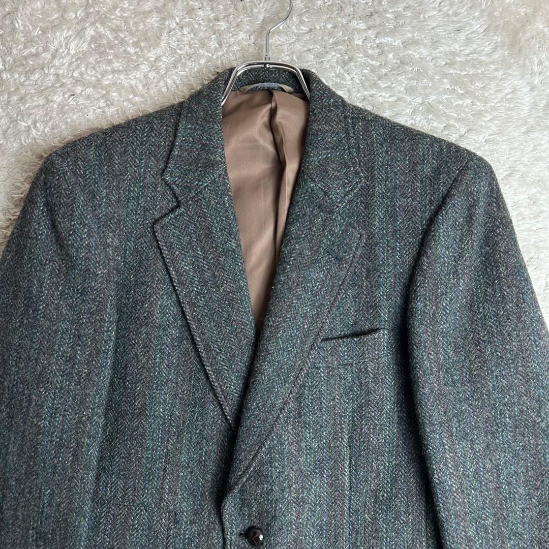 Harris Tweedハリスツイード ツイードテーラードジャケット AB4
