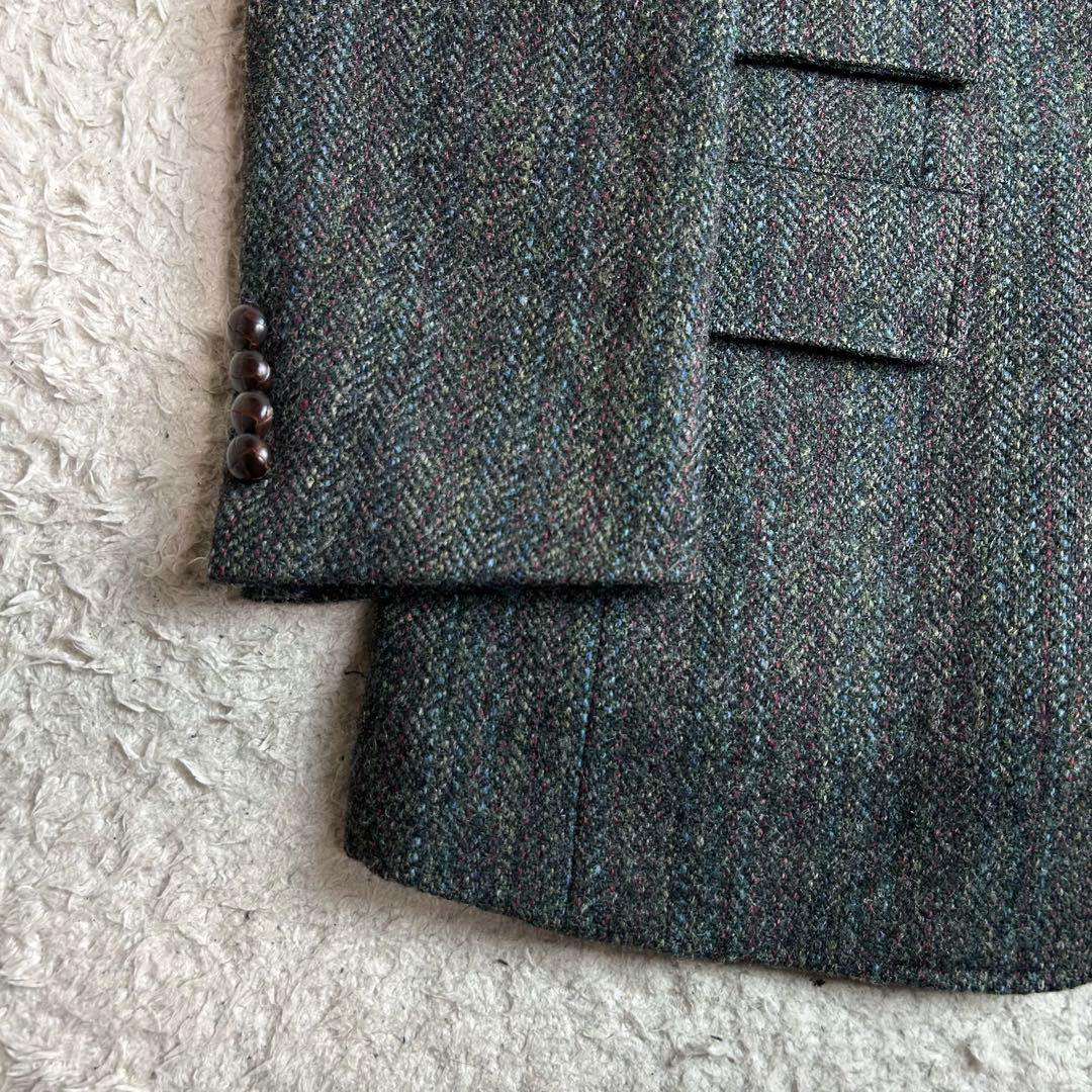 Harris Tweedハリスツイード ツイードテーラードジャケット AB4