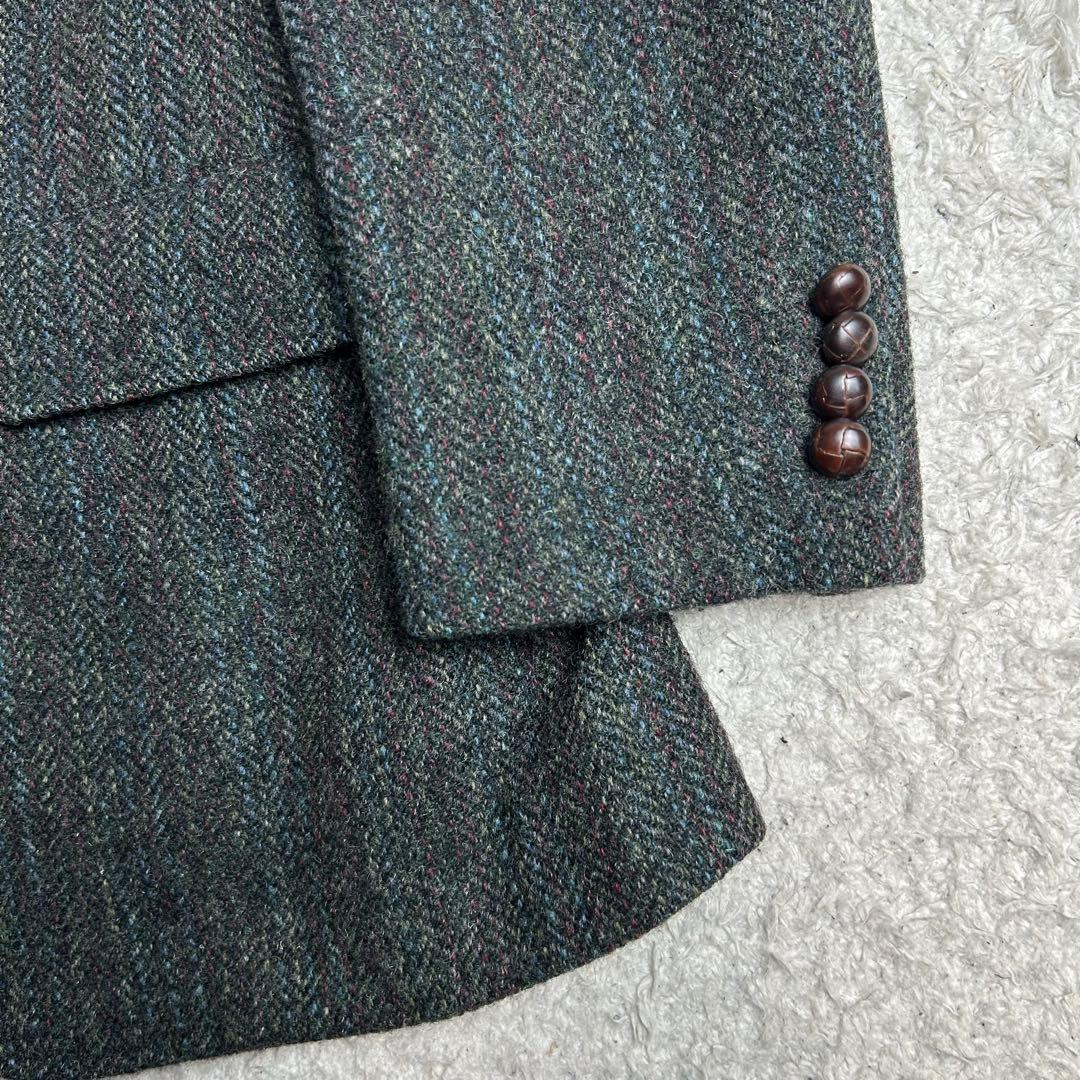 Harris Tweedハリスツイード ツイードテーラードジャケット AB4